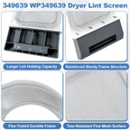 BigHead 349639 WP349639 Dryer Lint Filter Screen Replacement 1 Pack