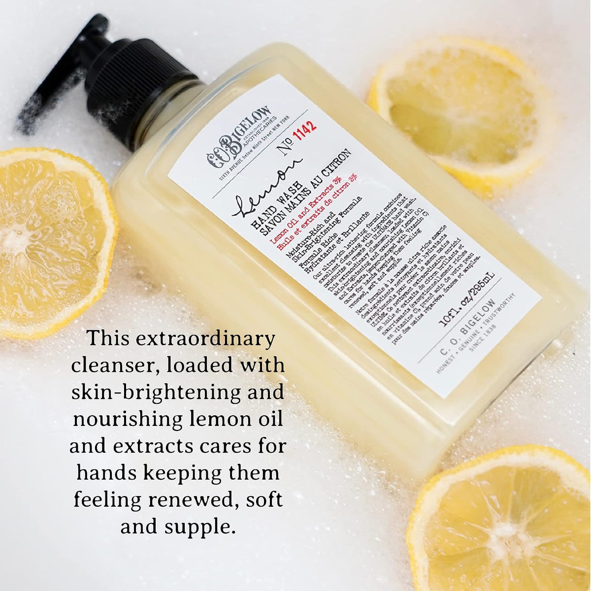 C.O. Bigelow Lemon Hand Wash, 10 fl oz