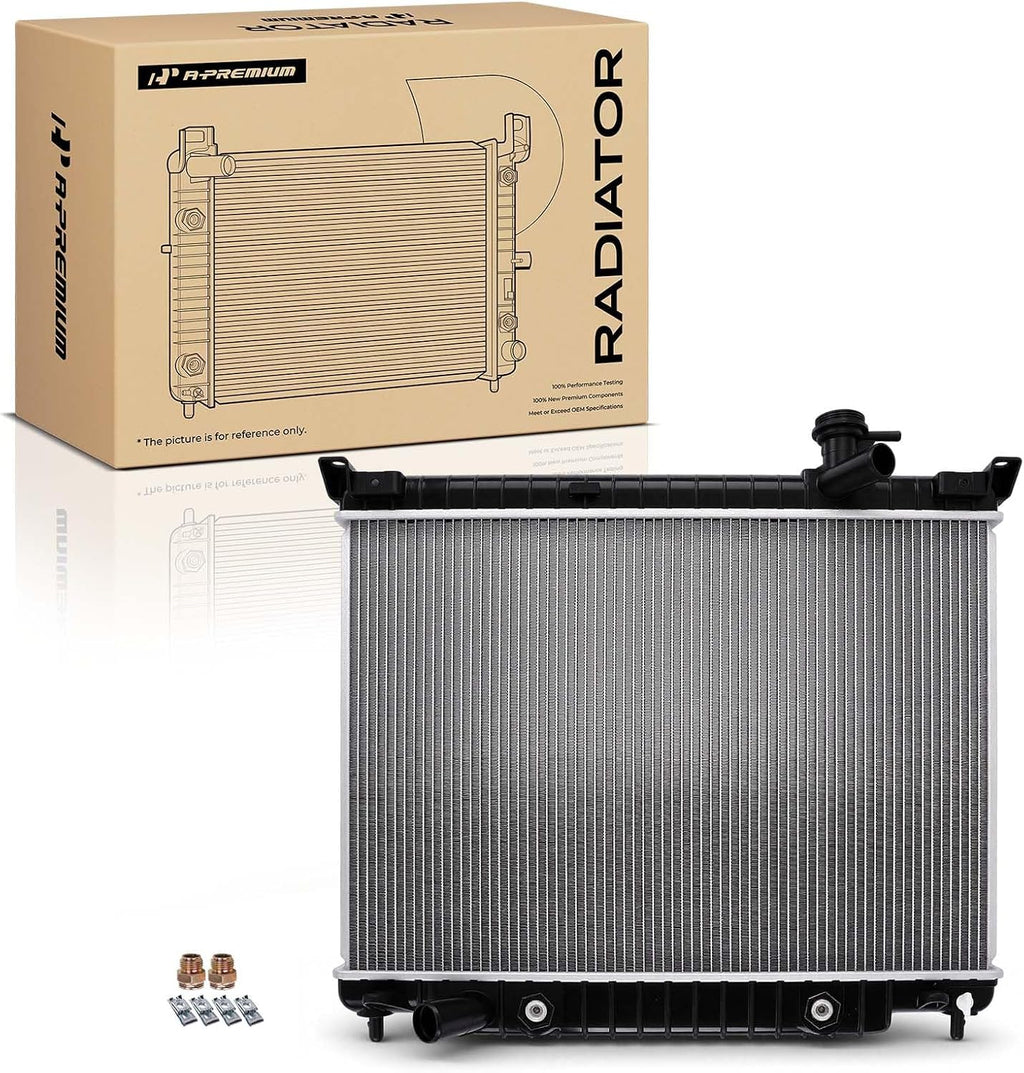 A-Premium Engine Coolant Radiator Assembly with Transmission Oil Cooler