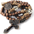 Catholic Rosary Paracord Large Metal Beads St.Michael Medal Men