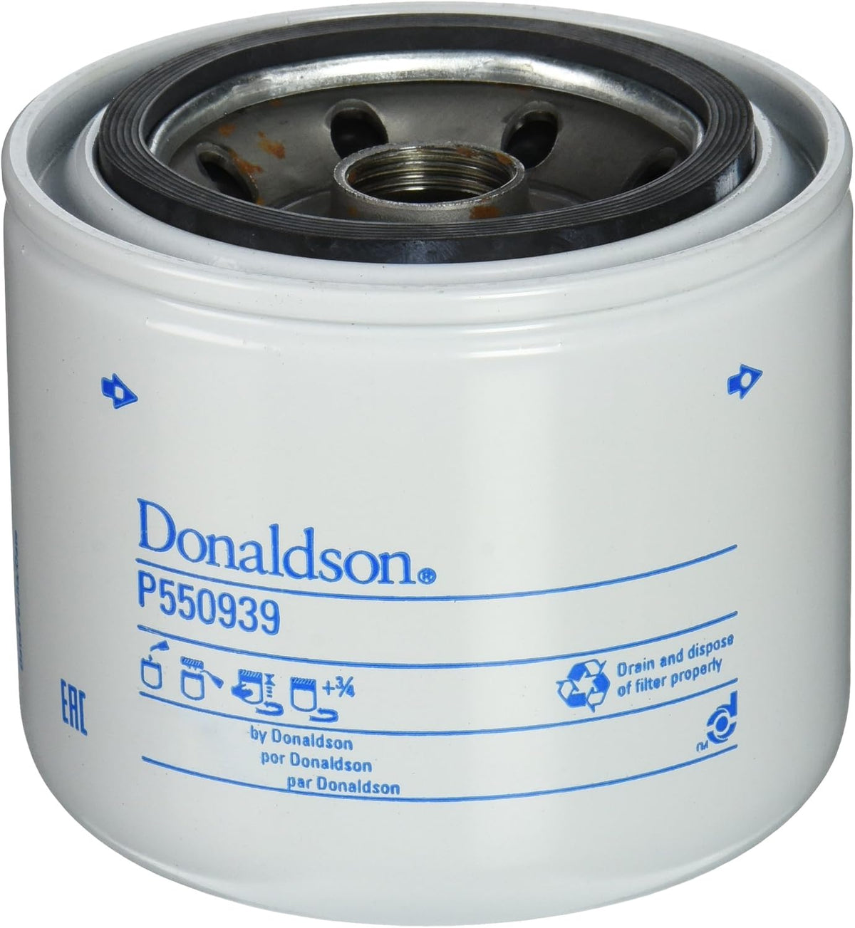 Donaldson P550939 Lube Filter (Full Flow, Spin-on)