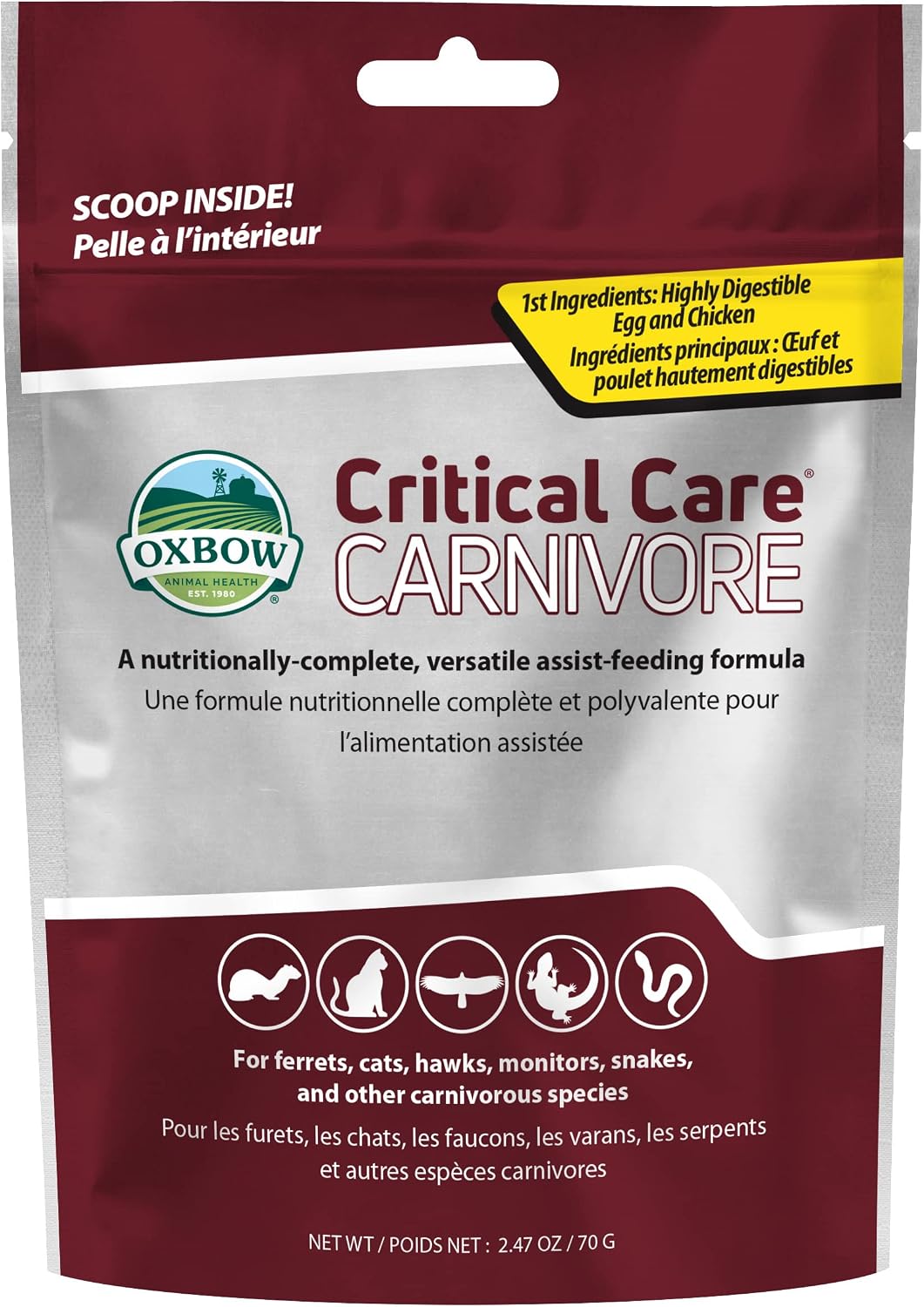 Critical Care Carnivore, Recovery Food For Cats & Ferrets, USA, 70 g
