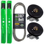 8TEN Blade Spindle Belt Kit for Troy-Bilt Craftsman 942-04308 42 Inch Deck