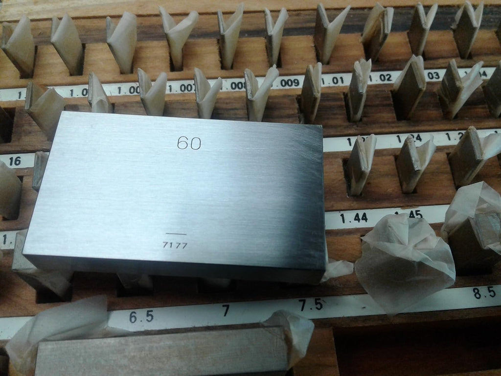 87 PCS/Set Metric GAGE Block Set, DIN861 Grade 1,w. General CERTS. #702F-87NC-1