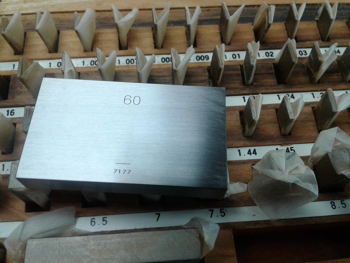 87 PCS/Set Metric GAGE Block Set, DIN861 Grade 1,w. General CERTS. #702F-87NC-1