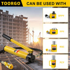 Hydraulic Hand Pump, Manual Pump with ZG3/8'' Quick-Connect Coupling