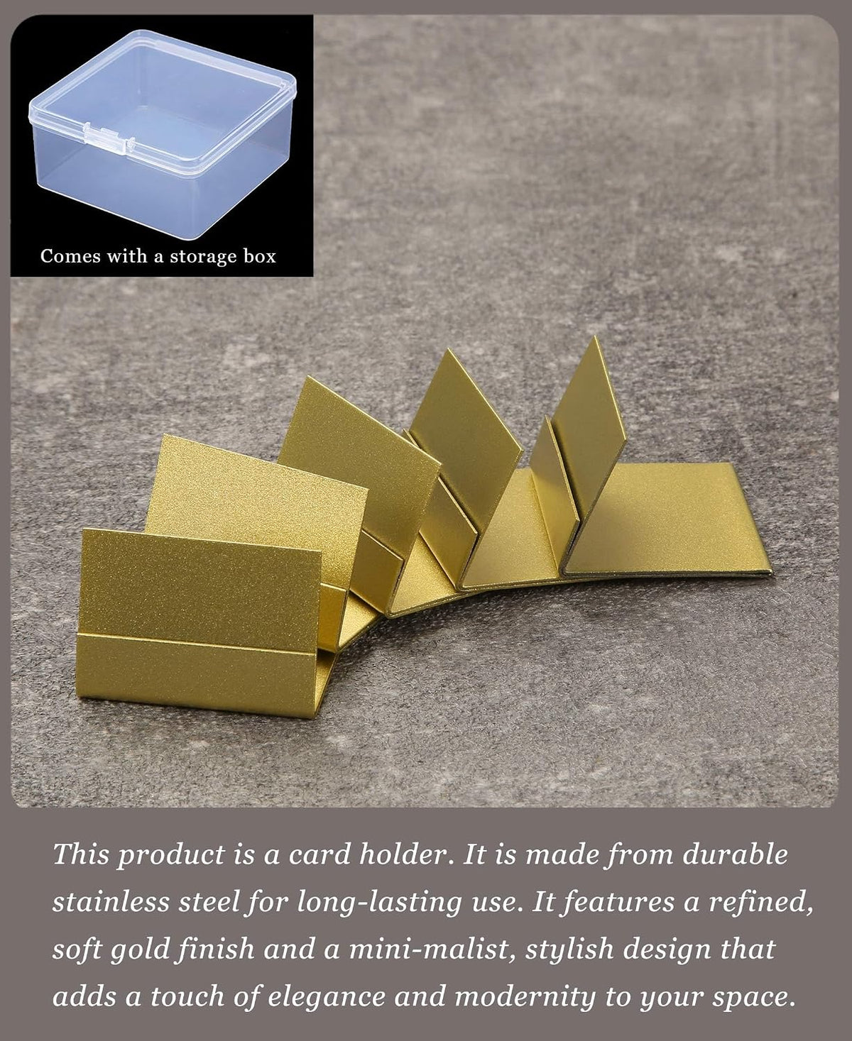 Gold Table Number Holders, Metal Place Card Stands & Picture Holders