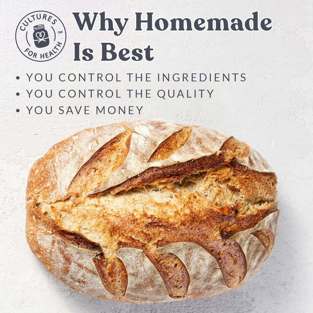 Artisan Bread Making Kit | 5 Piece DIY Kit Includes San Francisco Sourdough Starter, Baker's Scale, Bread Lame, Dough