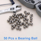 uxcell 50Pcs 11mm Bearing Balls,Solid Carbon Steel G1000 Precision Balls