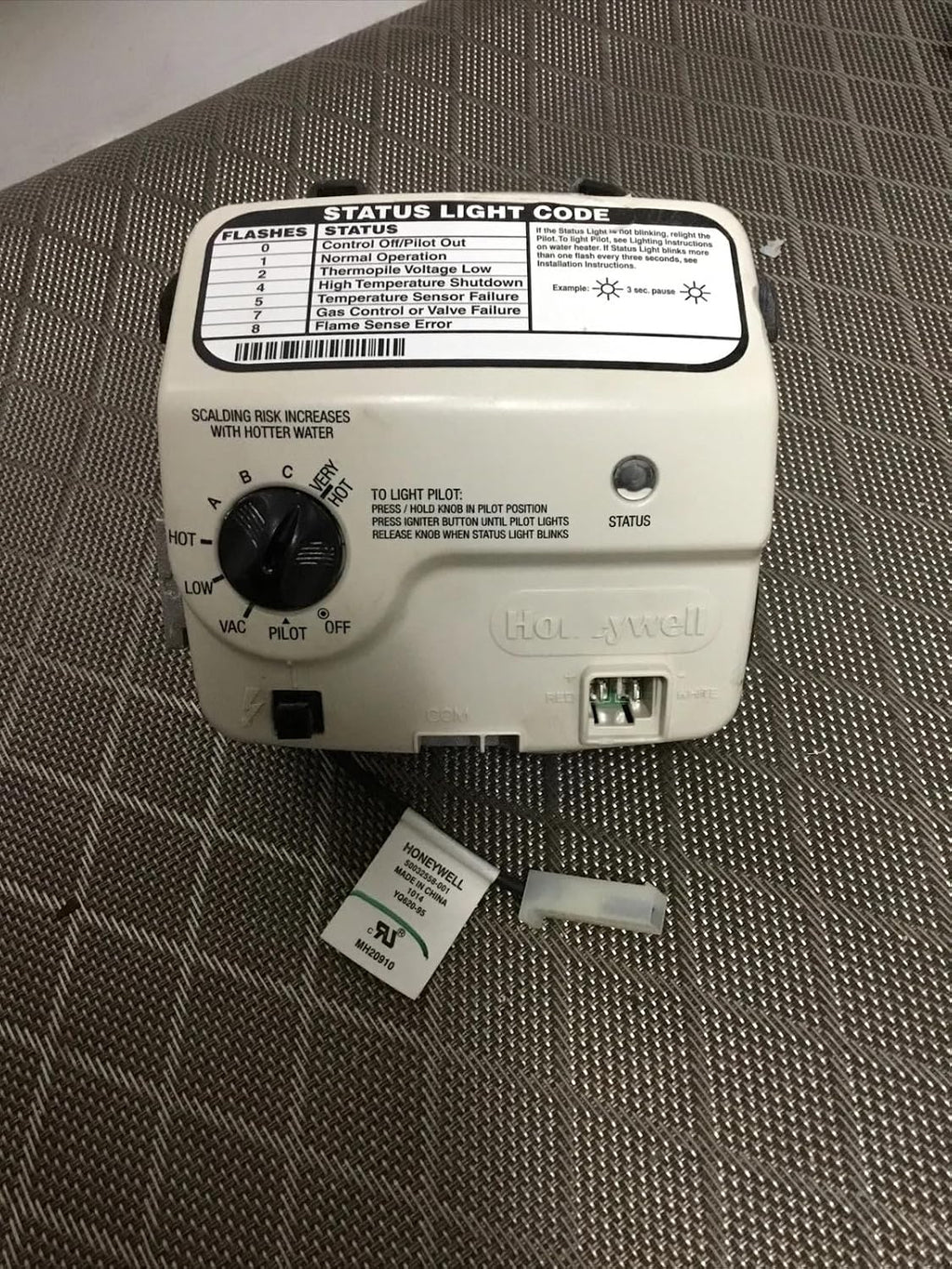 Replacement for Honeywell Water Heater Gas Control Valve WV8840B1110 OEM