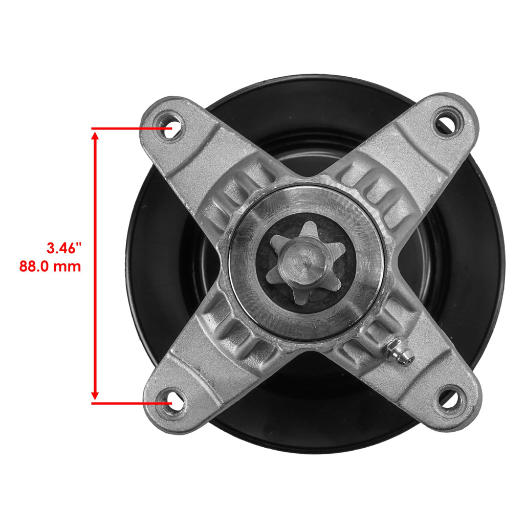 Caltric Spindle Assembly with Bolt Compatible with MTD Rzt Models with 42" Decks 91804197 B 9180324