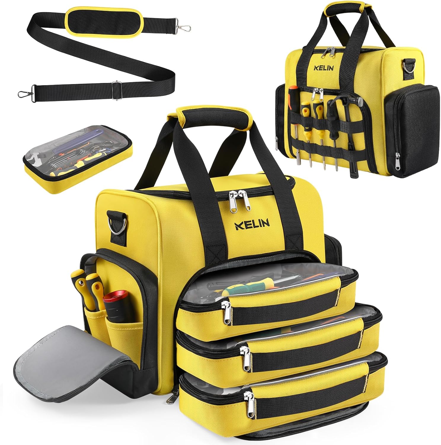 Tool Bag Box Organizer, Wrench Organizer, Toolbox, Tool Bags for Men Storage, Electrician Tool Bag, Caja De