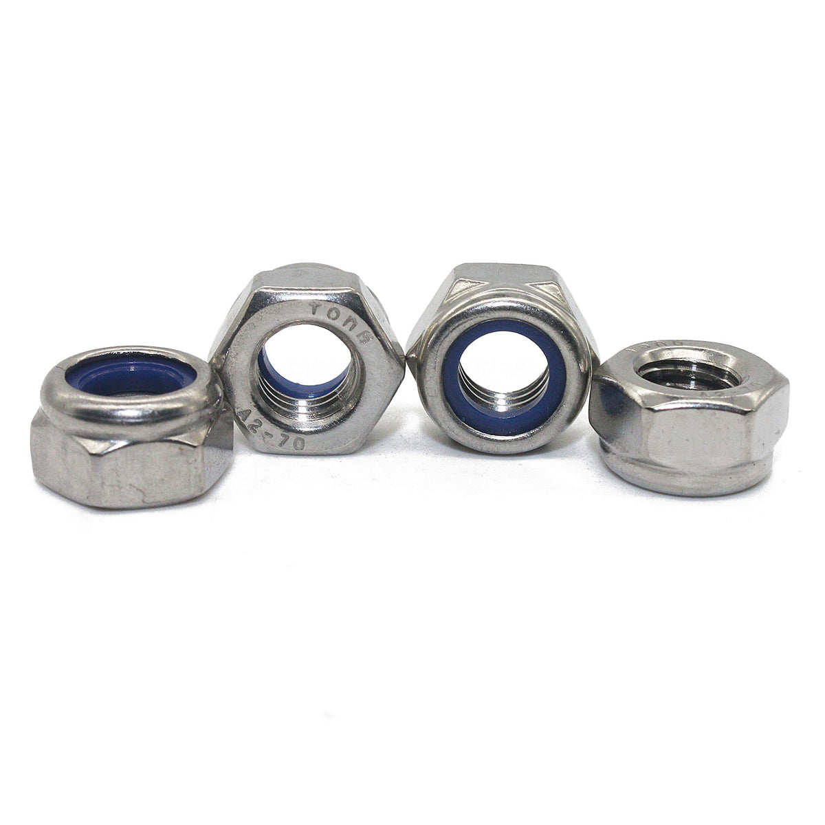 Fullerkreg M6 x 1mm Self-Locking Nylon Insert Hex Lock Nuts