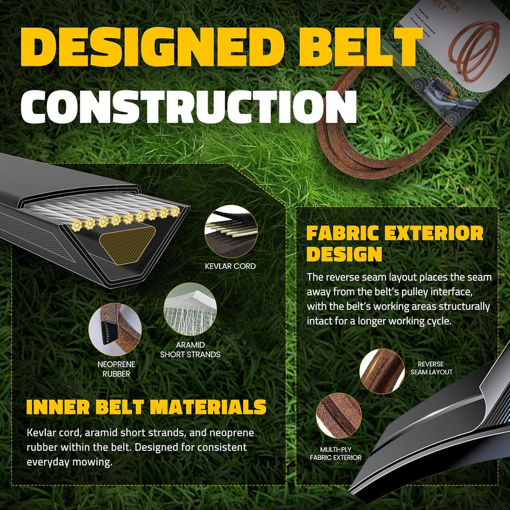 140294 Ground Drive Belt for Craftsman, Kevlar Cord