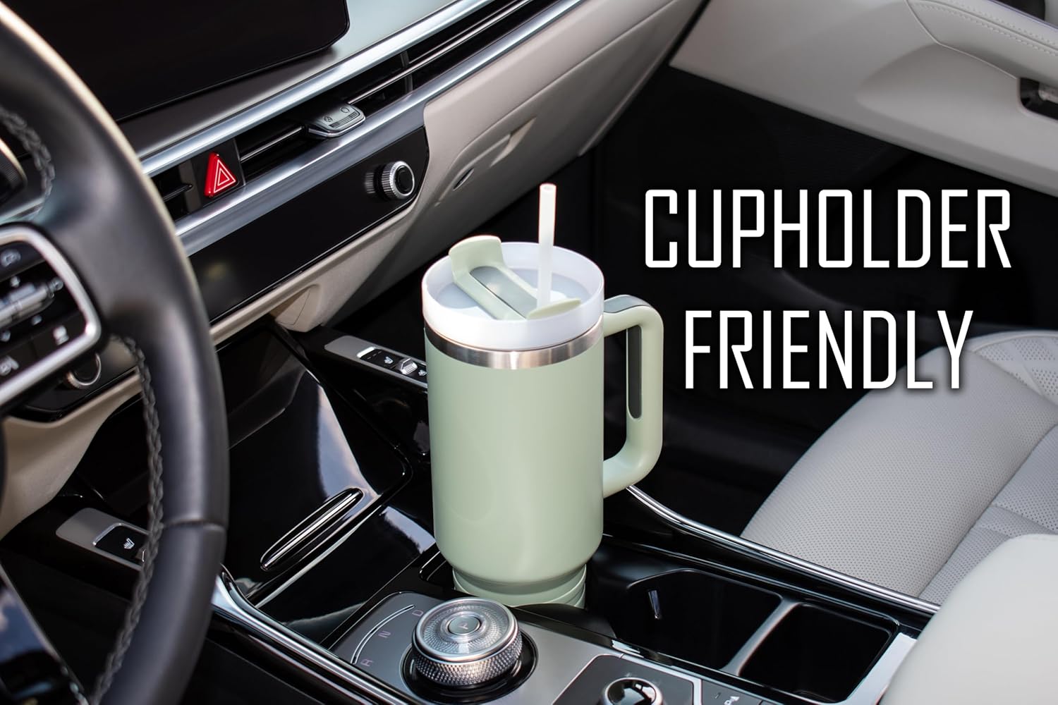 40oz Tumbler with Lid and Straw - Reusable Double Wall Insulated Stainless Steel Water Bottle and Coffee Cup to Keep