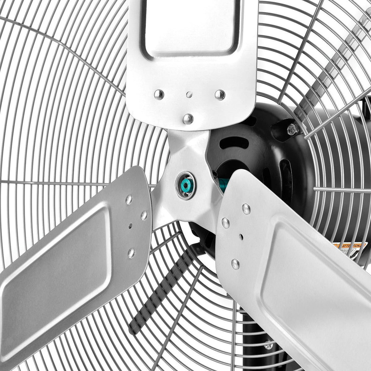 24" Diameter Deluxe Oscillating Wall Mount Fan, 3 Speed