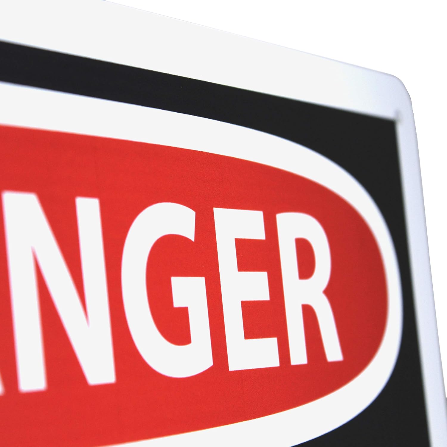D247RB Danger - Construction SITE Authorized Personnel ONLY Sign | 14 in. x 10in. Rigid Plastic Danger Sign