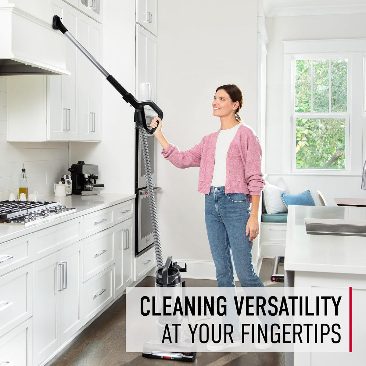 WindTunnel Tangle Guard Bagless Vacuum, Corded Upright Vacuum | HEPA Media Filtration, Anti-Hair Wrap, Headlights
