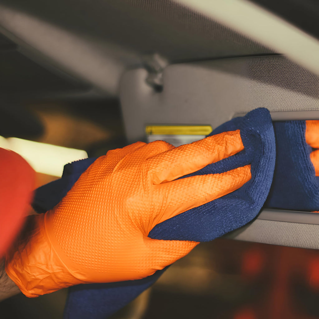 ForPro Heavy Duty Disposable Nitrile Gloves, 8 Mil, Powder & Latex-Free