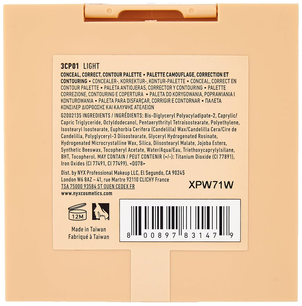 Conceal Correct Contour Palette - Light