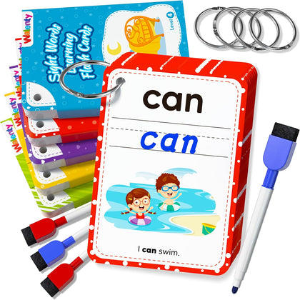 250 Sight Words Flash Cards Kindergarten, Learn to Read Books for Kids | Reading Writing Spelling Sight Word Games