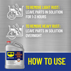 Rust Remover Soak, One Gallon [4-Pack]