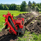Hydraulic Mini Trencher Crawler Skid Steer Ditching Machine for Greenhouse