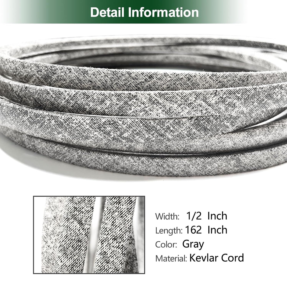 954-04240 Cub Cadet Deck Mower Belt Replace LTX 1050 LTX1050VT | 754-04240 Lawn Tractor Cutting Deck Belt for