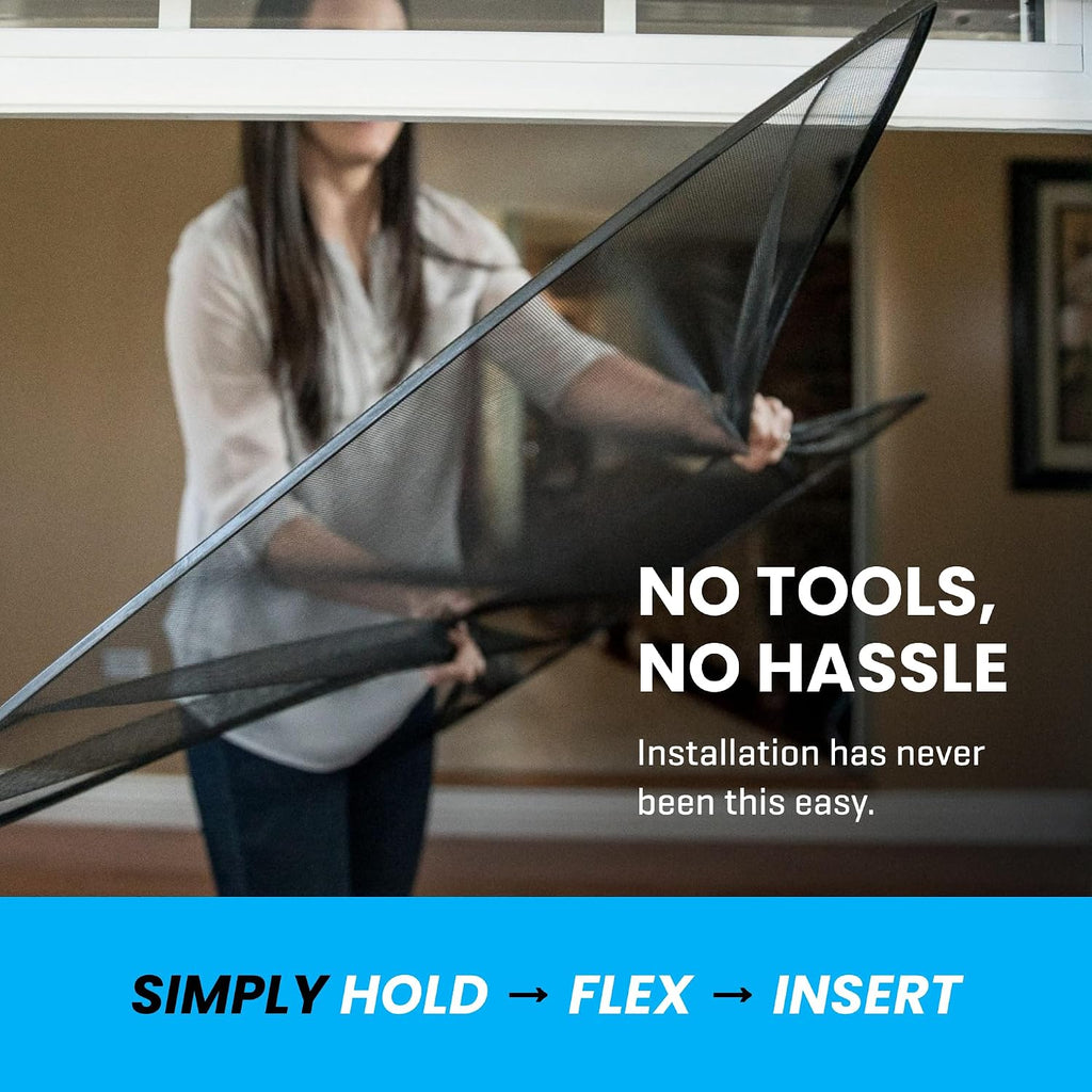 Custom Window Screen – Flexible, DIY Window Screen Replacement for House Windows – Custom Size Window Screens for