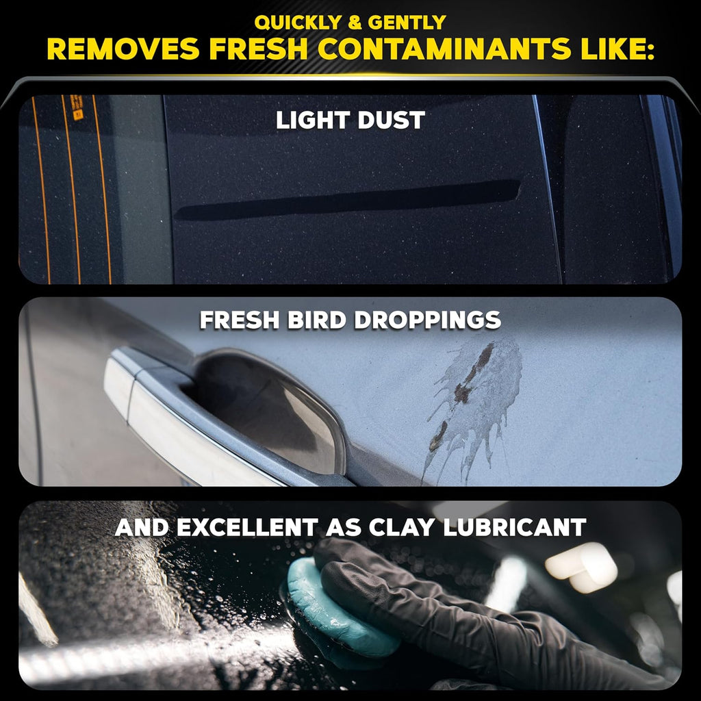 Quik Detailer, Mist & Wipe Car Detailing Spray, Clear Light Contaminants and Boost Shine with a Quick Detailer Spray
