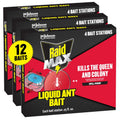 MAX Liquid Ant Bait - Ant Traps Indoor and Outdoor Use – Insect Repellent & Pest Control That Kills Ants Where They