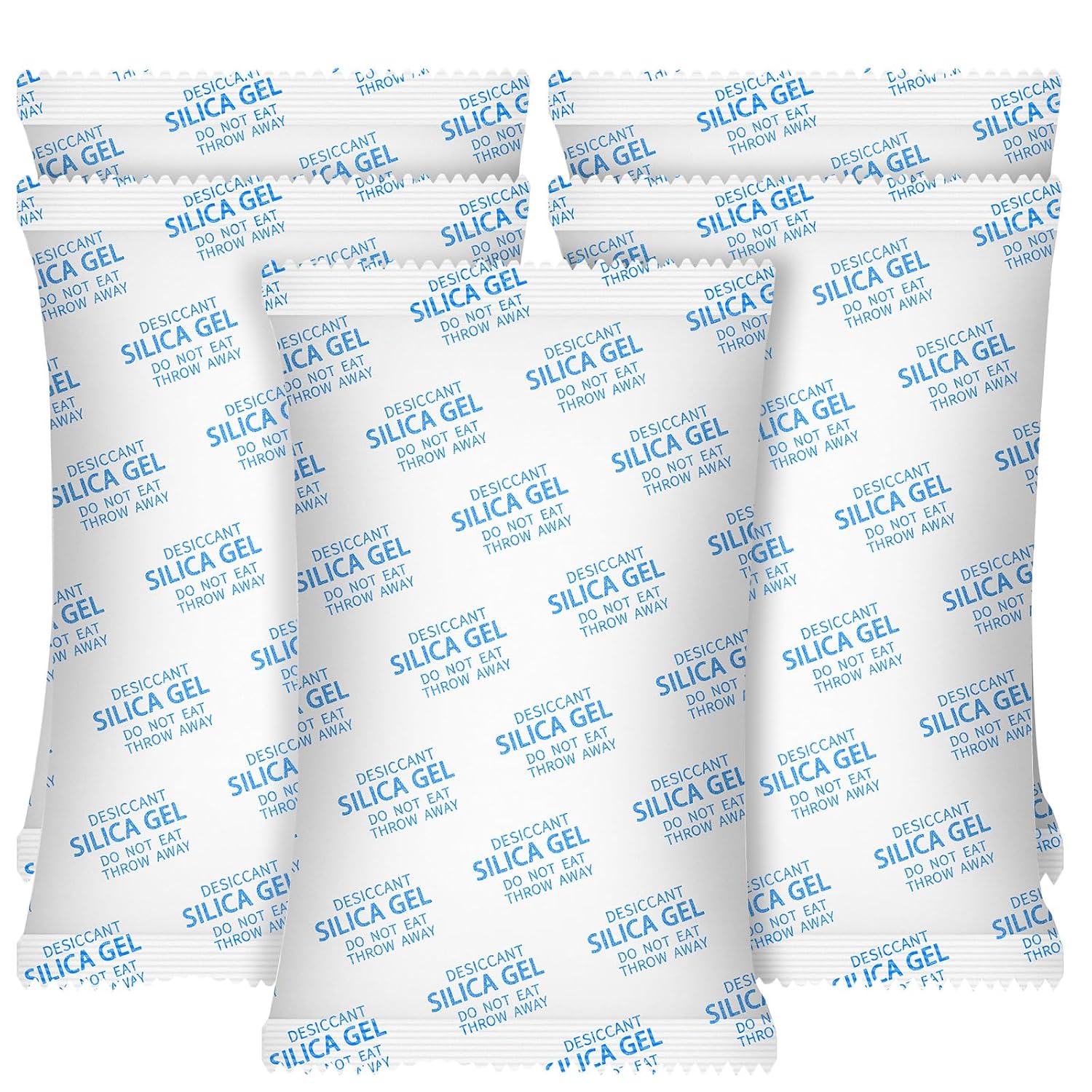 Large Desiccant Packs, 5 Packs 600 Gram Silica Gel Packets Reusable, Dehumidifier Packs for Car Desiccant, Large