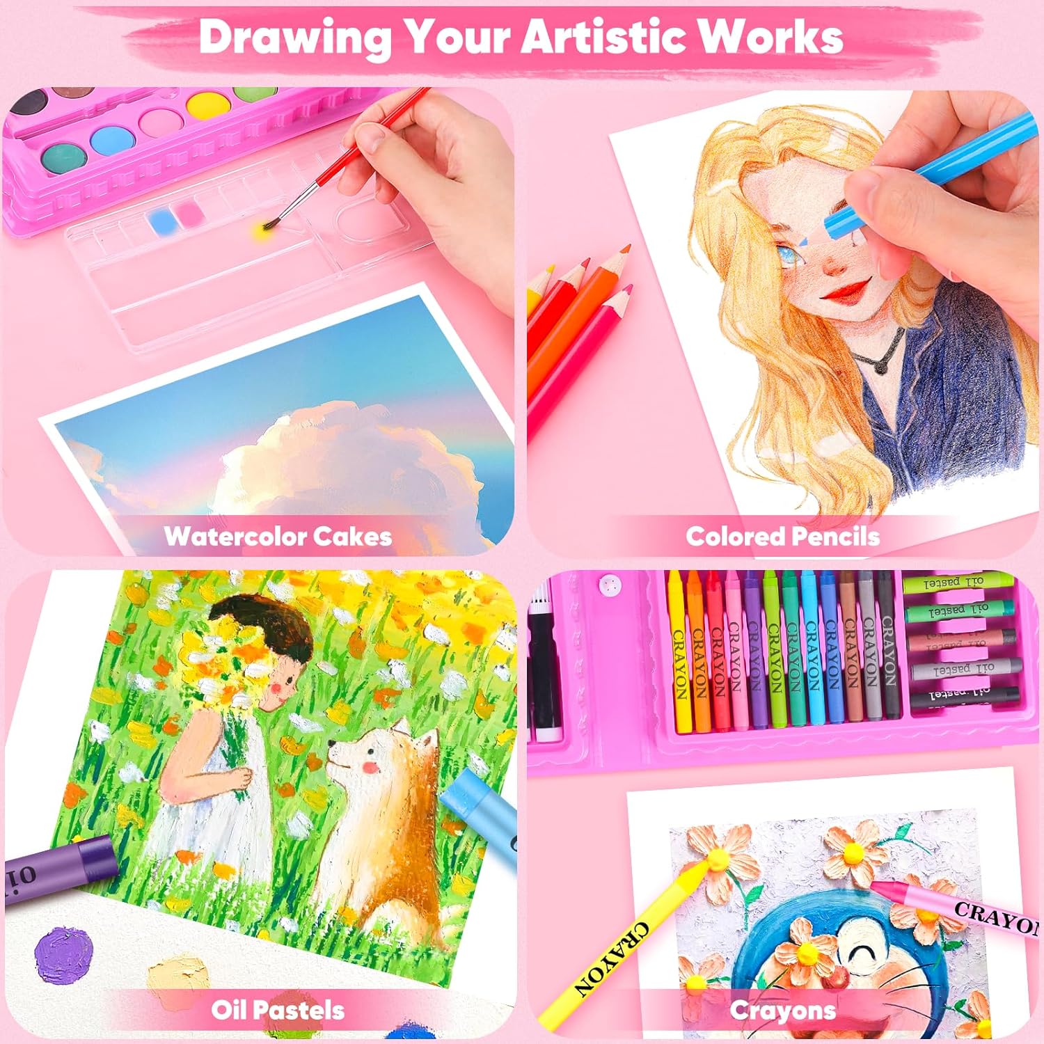 Art Supplies, 149-Pack Drawing Kit Painting Art Set Art Kits Gifts Box, Arts and Crafts for Kids Girls Boys, with