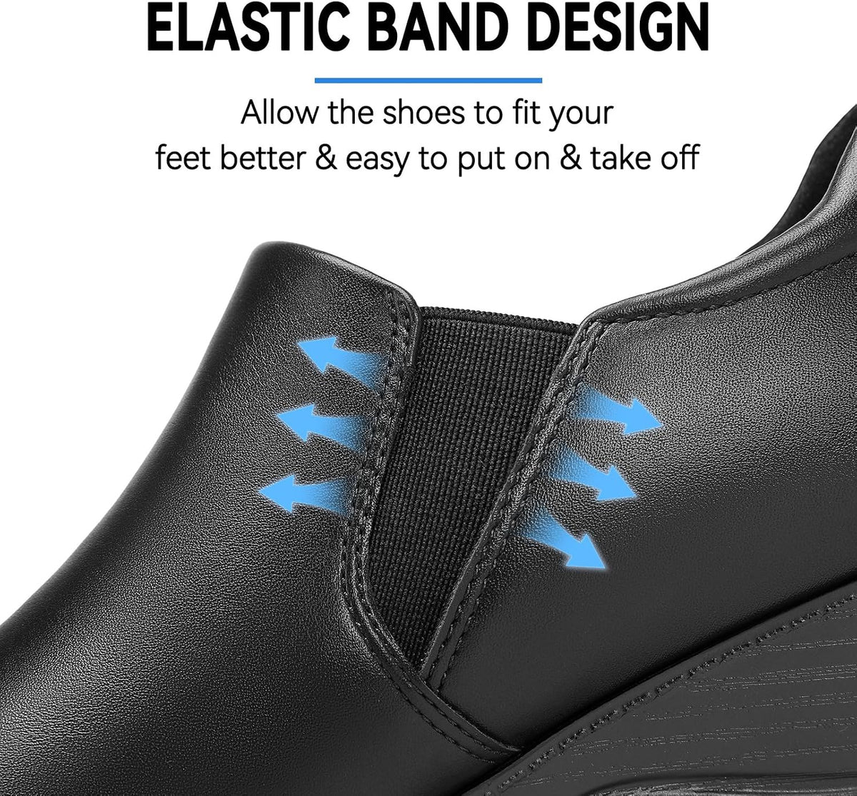 Women Clogs Slip on Womens Mules with Arch Support Non-Slip Rocker Sole Comfort for Long Standing Work, Food Service