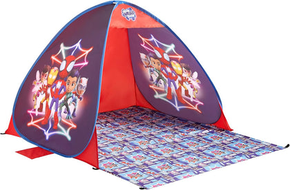 Marvel Spidey and His Amazing Friends Pop Up Tent for Kids, Outdoor Portable Play Tent with UV Sun Shade, Easy Setup