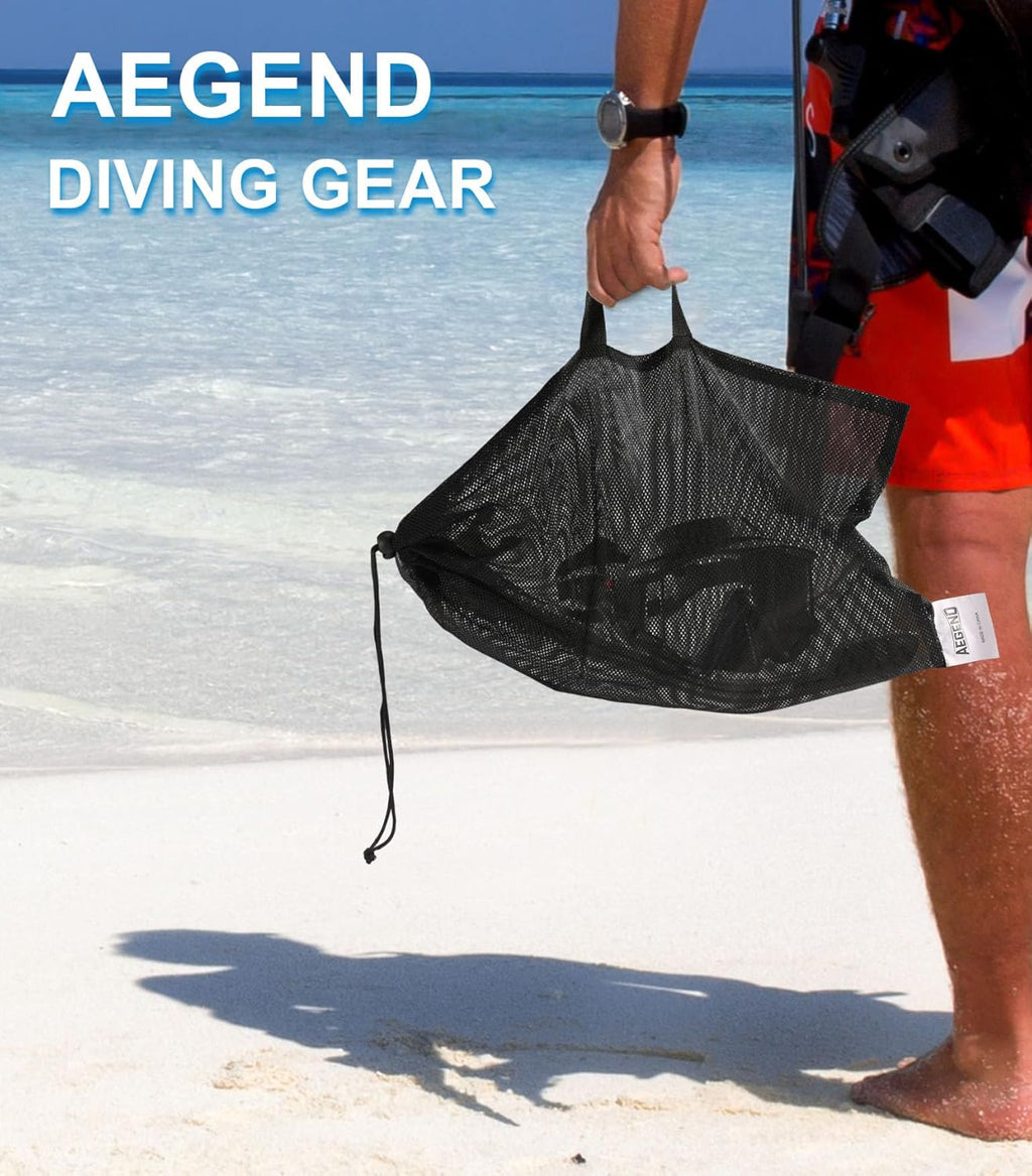 Snorkeling Gear for Adult Kid - Anti-Fog Mask with Top Dry Valve | Panoramic View Anti-Leak Snorkel Set with Travel