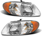 for 2001-2007 Dodge Caravan Halogen Headlight W/O Bulbs
