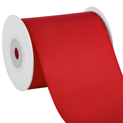 Hot Red Double Face Satin Ribbon,3" X 10 Yards, Perfect for Gift Wrapping, Craft, Floral Bouquets, Valentine's Day