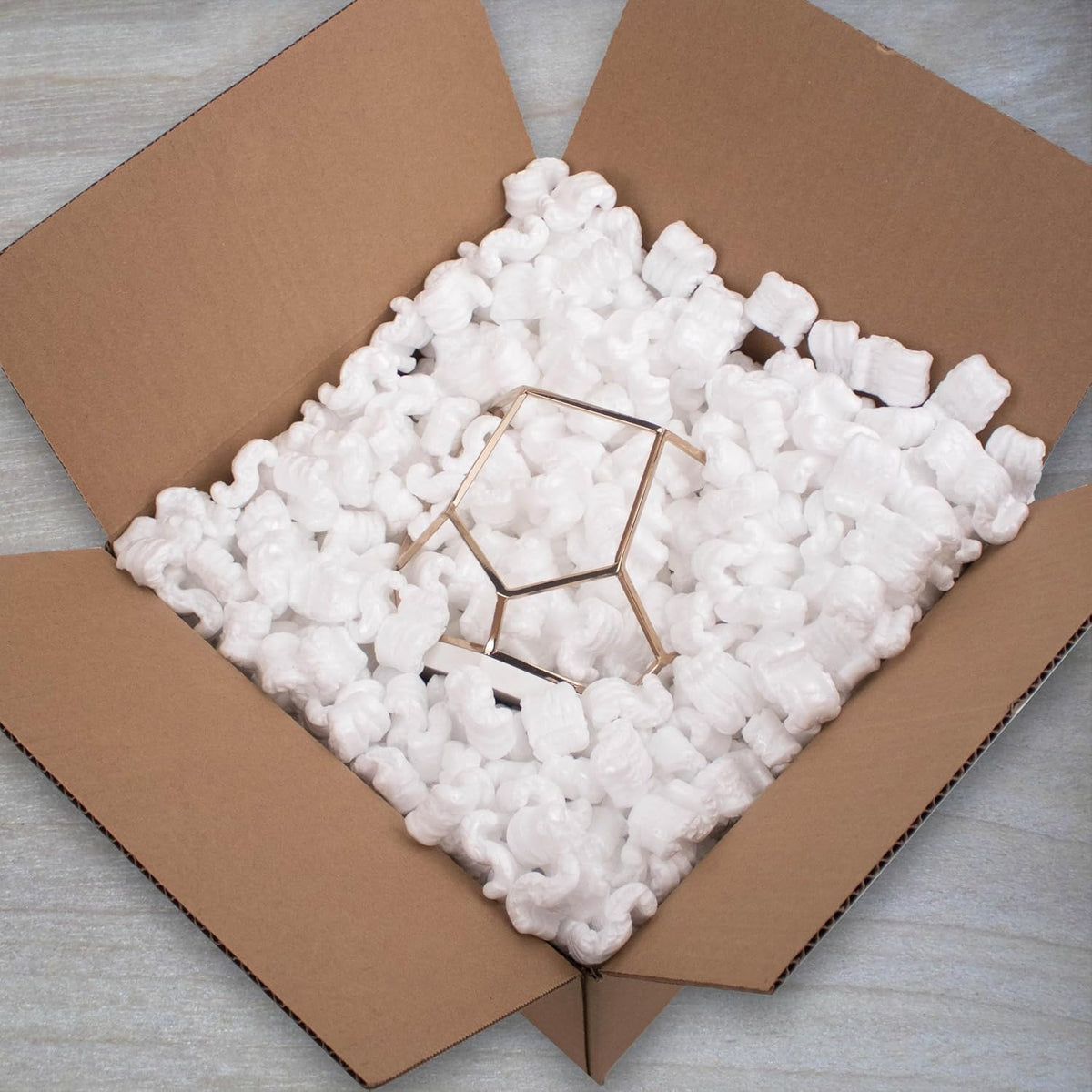 .25 Cu Ft - White Packing Peanuts - Anti-Static S Shaped Cushion for Shipping, Void Filling & Storage - Protect Your