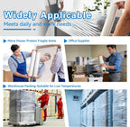 18 Inch Stretch Wrap - 1200 Feet | 60 Gauge, 1 Roll Clear Plastic Self-adhering Stretch Wrap Film for Pallet Wrap