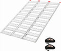 1500-LBS Capacity Aluminum Tri-Fold Loading Ramps with Load Straps