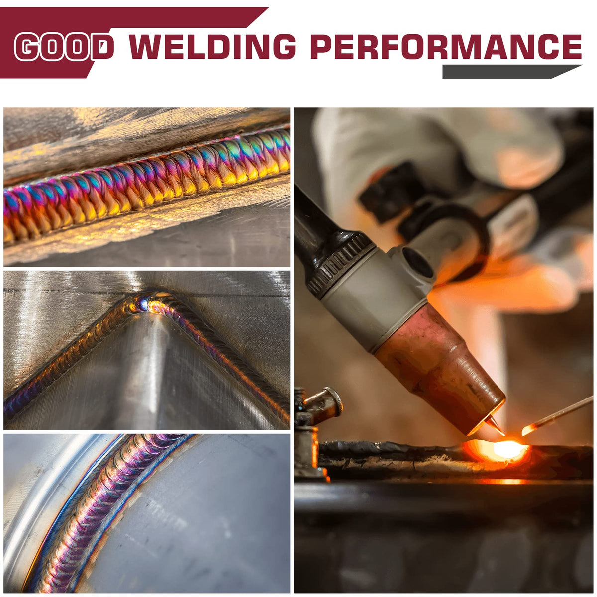 ARCCAPTAIN TIG Tungsten, TIG Welding Tungsten Electrode Blue 2% Lanthanated