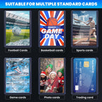 2000 Card Sleeves Top Loaders for Cards, 3" x 4" Hard Plastic Toploaders