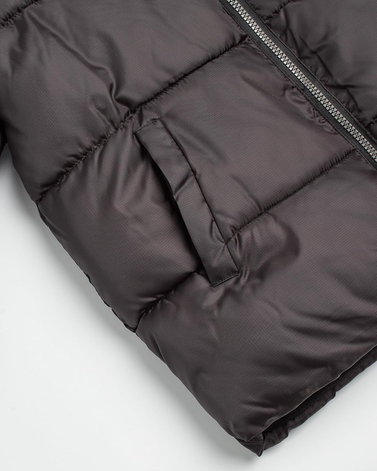 Boys Quilted Puffer Jacket Polar Fleece Lined Winter Coat | Warm Water and Wind Resistant Outerwear, Cozy Lining, Zip
