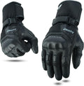 Motorcycle Gloves, Summer Leather Touchscreen Racing Gloves, Black, Unisex Adults, Motorcycle Enthusiasts Adults