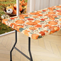 Rectangle Table Cloth Cover 6 Foot Elastic Fitted Tablecloth