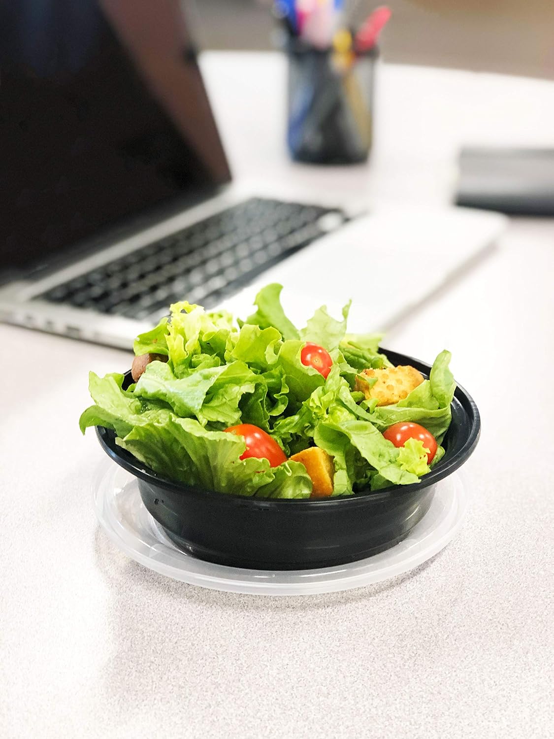 Meal Prep Bowls w/Lids - 50 Pack (16 oz) To Go Containers