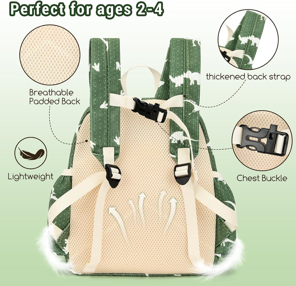 Corduroy Toddler Backpack for Boys & Girls, Kids Backpacks | Small Kids Bookbag for School 2-4 Preschool Kindergarten