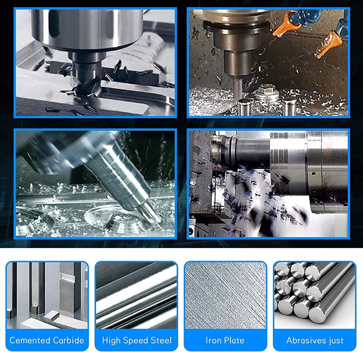 1/4" Center Drill Countersink Lathe Bit Mill Tool HSS Countersinks 10Pcs