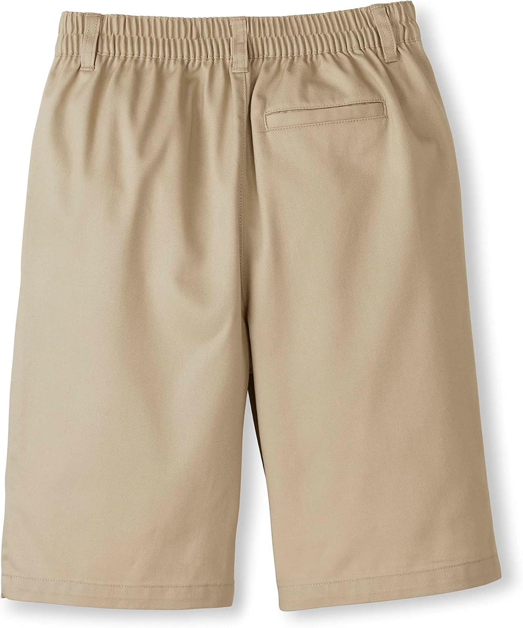 Boys Pull-on Twill Shorts School Uniform for Kids